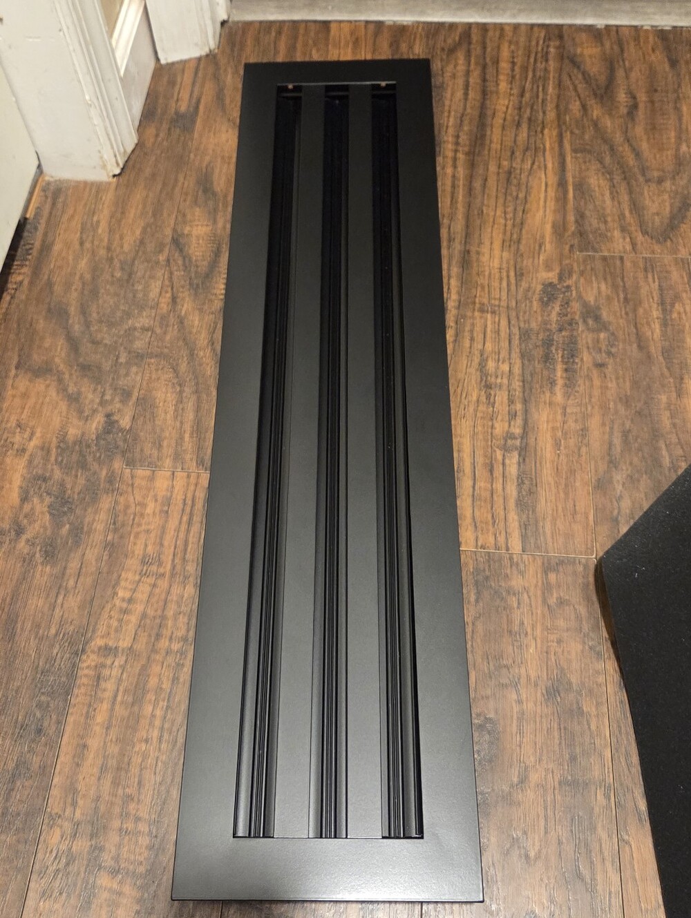 AC Vent Cover - Duct Opening 30 x 6 (Black) All Aluminium Decorative Air Vent, A